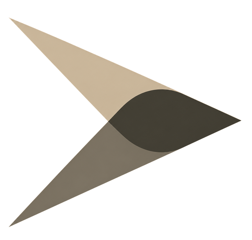 Abstract geometric shape on black background